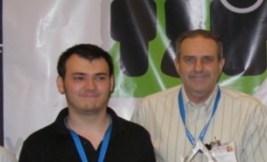 Adam Frisby (left) and Charles Krinke (right), two of the core developers behind OpenSim.