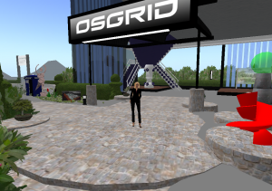 Entrance of Wright Plaza on OSGrid