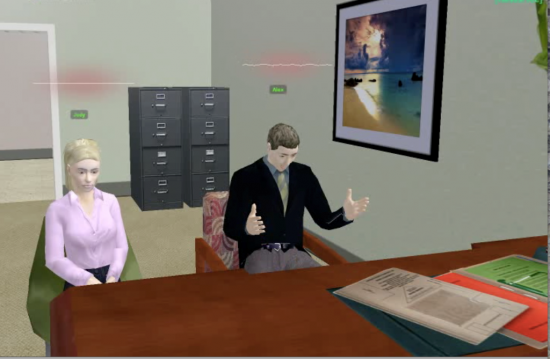 InWorld couples therapy. Photo courtesy Forterra Systems.