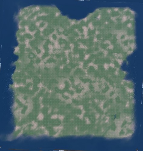 Nine-region Tiki terrain