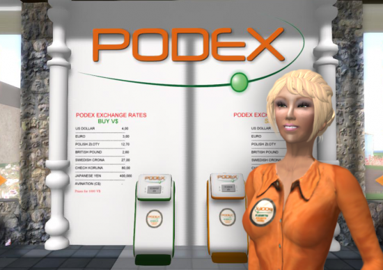 Podex terminal on the Virtual Highway grid. (Image courtesy Podex.)