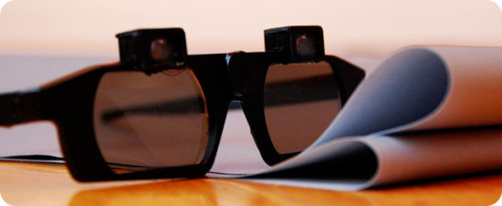 The castAR glasses.