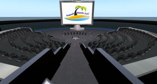 Town Hall meeting space. (Image courtesy Island Oasis.)