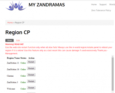 Region control panel with the new restart button. (Image courtesy Zandramas.)
