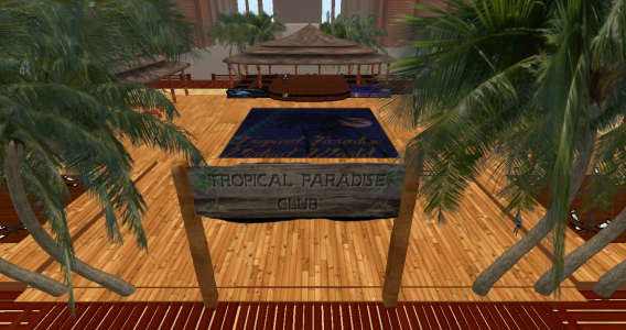 A club on the Tropical Paradise Virtual World. (Image courtesy Tropical Paradise Virtual World.)