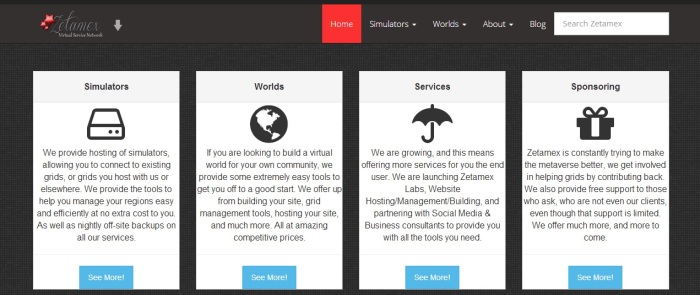 Zetamex offers hosting for both regions and grids.