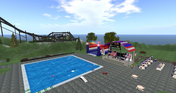 Stonehaven Party Isle on Littlefield Grid gets ready to celebrate the 4th of July.