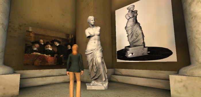Aphrodite -- better known as Venus de Milo -- on display in Art Gallery 25. (Image courtesy MellaniuM.)