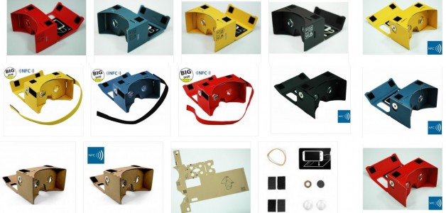 They come in different colors, too. (Image courtesy Google Cardboard.)