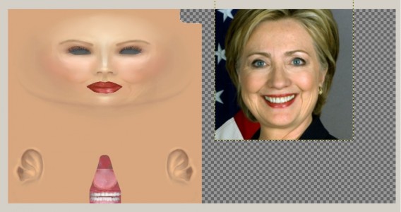 Skin and Hillary headshot wrinkles