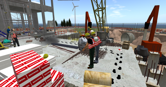 A virtual building site project. (Image courtesy Inge Knudsen.)