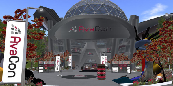 AvaCon's virtual offices in OpenSim. (Image courtesy AvaCon.)