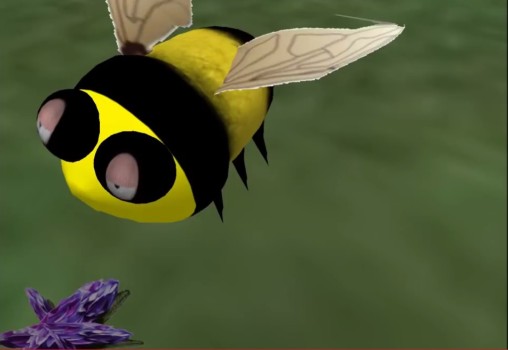 Fred Beckhusen's flying bee. (Image courtesy Fred Beckhusen.)