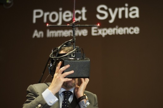 Experiencing Project Syria. Image courtesy Eren Aksu.