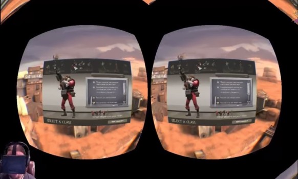 Team Fortress 2 is available for download from the Oculus Share portal. Click on image to watch video.