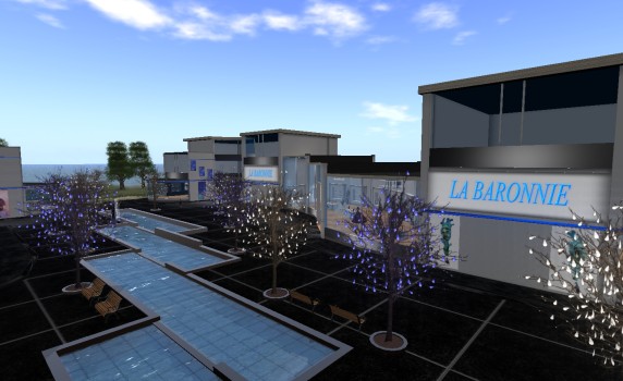 La Baronnie, the main freebie area on the Bubblesz grid. Hypergrid teleport to bubblesz.nl:8002:La Baronnie.