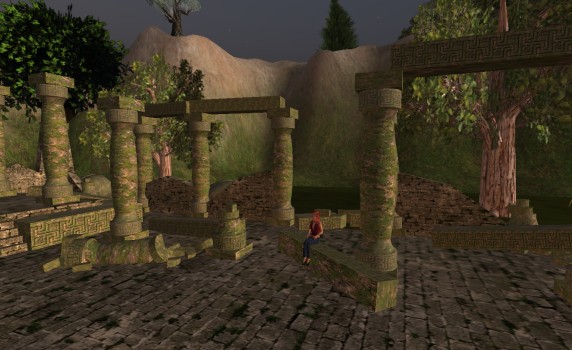 Mysterious ruins on the Port Oak regions. If you visit, make sure to explore the underground catacombs.