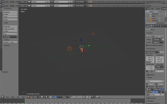 Mesh in Blender -- first upload