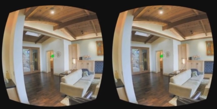 Many real estate, museum and vacation tours combine multiple 360-degree panoramic photos into virtual reality tours. (Image courtesy Matterport.)