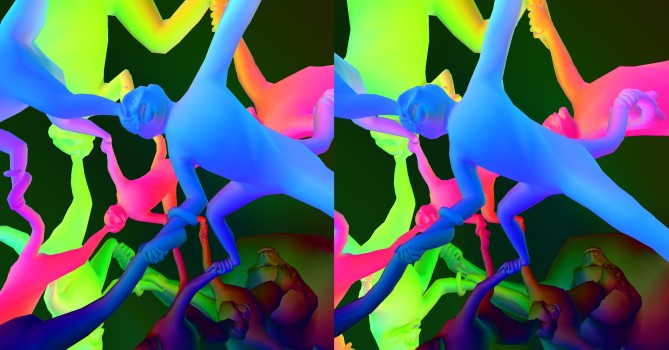 The Monkeys demo on MozVR is a psychedelic headtrip.