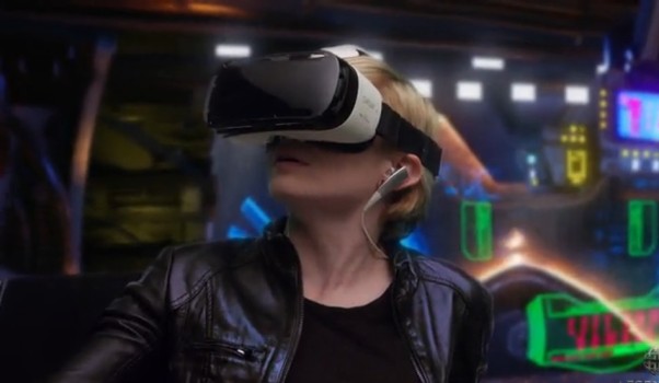 The Samsung Gear VR is one of the better-looking headsets currently on the market. (Image courtesy Samsung.)