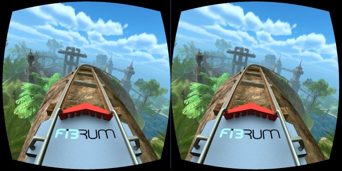 Fibrum Roller Coaster VR for iPhone and Android.