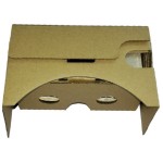 Google Cardboard v2 headsets with capacitative button on top.