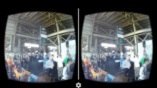 Livestreaming from TechCrunch Disrupt, via the YouVisit Android app.