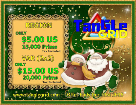 Tangle grid land sale 2015 holidays