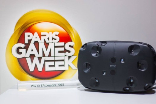 HTCâ€™s Vive wins Best Accessory at Paris Games Week. (Image courtesy HTC.)