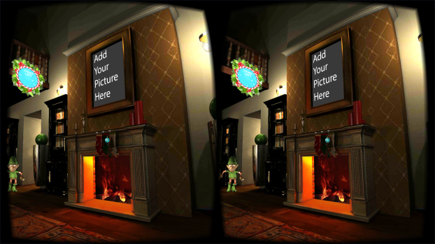 A Magical VR Christmas interactive app. (Image courtesy WakingApp.)