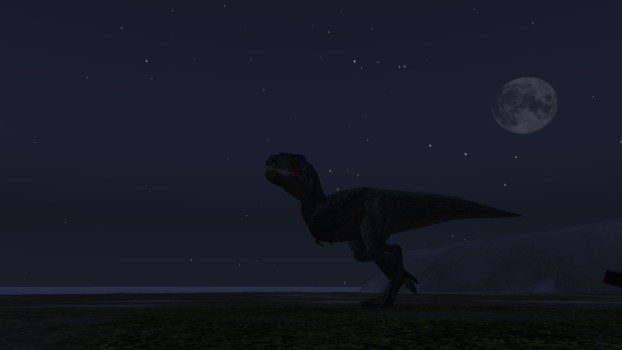 scary dinosaur on Cookie II