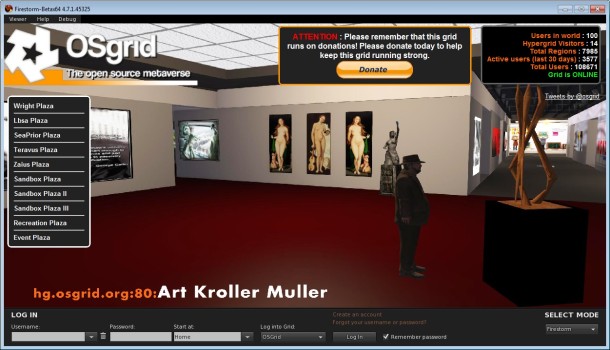 Firestorm viewer -- OSgrid