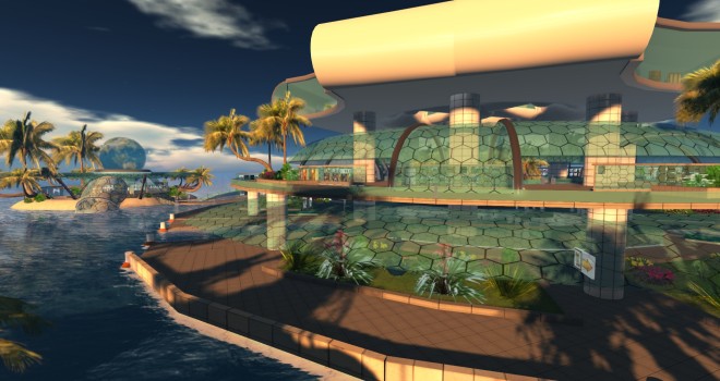 The welcome region for Island Oasis at http://www.islandoasis.biz/.