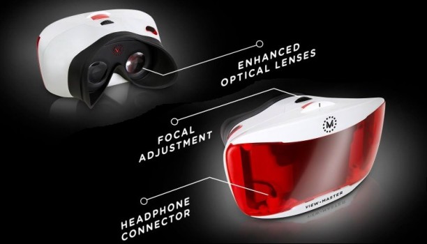 The new View-Master will get upgraded lenses, focal adjustment, and a headphone connector. (Image courtesy Mattel.)