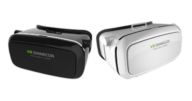 The Shinecon comes in two colors, black and white.