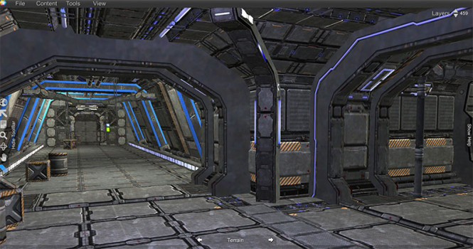 A space lab built in the Voxelus platform. (Image courtesy Voxelus.)