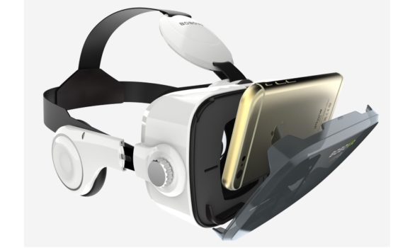 BoboVR Z4 offers a 120-degree field of view, integrated head phones.