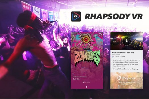 Rhapsody VR. (Image courtesy Rhapsody International, Inc.)