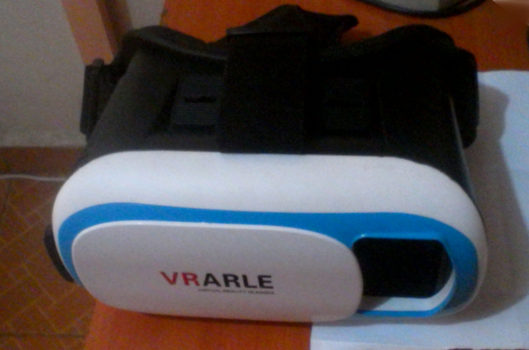 My VRARLE headset. (Photograph by David Kariuki.)