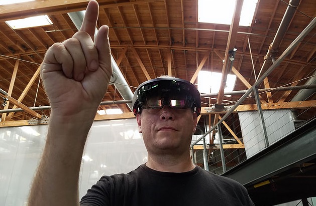 Microsoft HoloLens. (Image courtesy Eddie Offermann.)