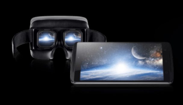 Lenovo K4 Note and VR headset. (Image courtesy Lenovo.)