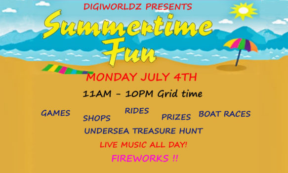 Summertime Fun on DigiWorldz