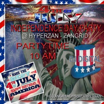 ZanGrid July 4 party